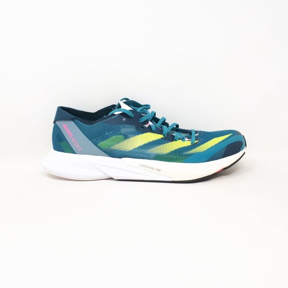 Adidas Adizero Adios 8 Womens Size 9 Running Walking Shoe Sneaker Green HP9722 - Picture 1 of 12